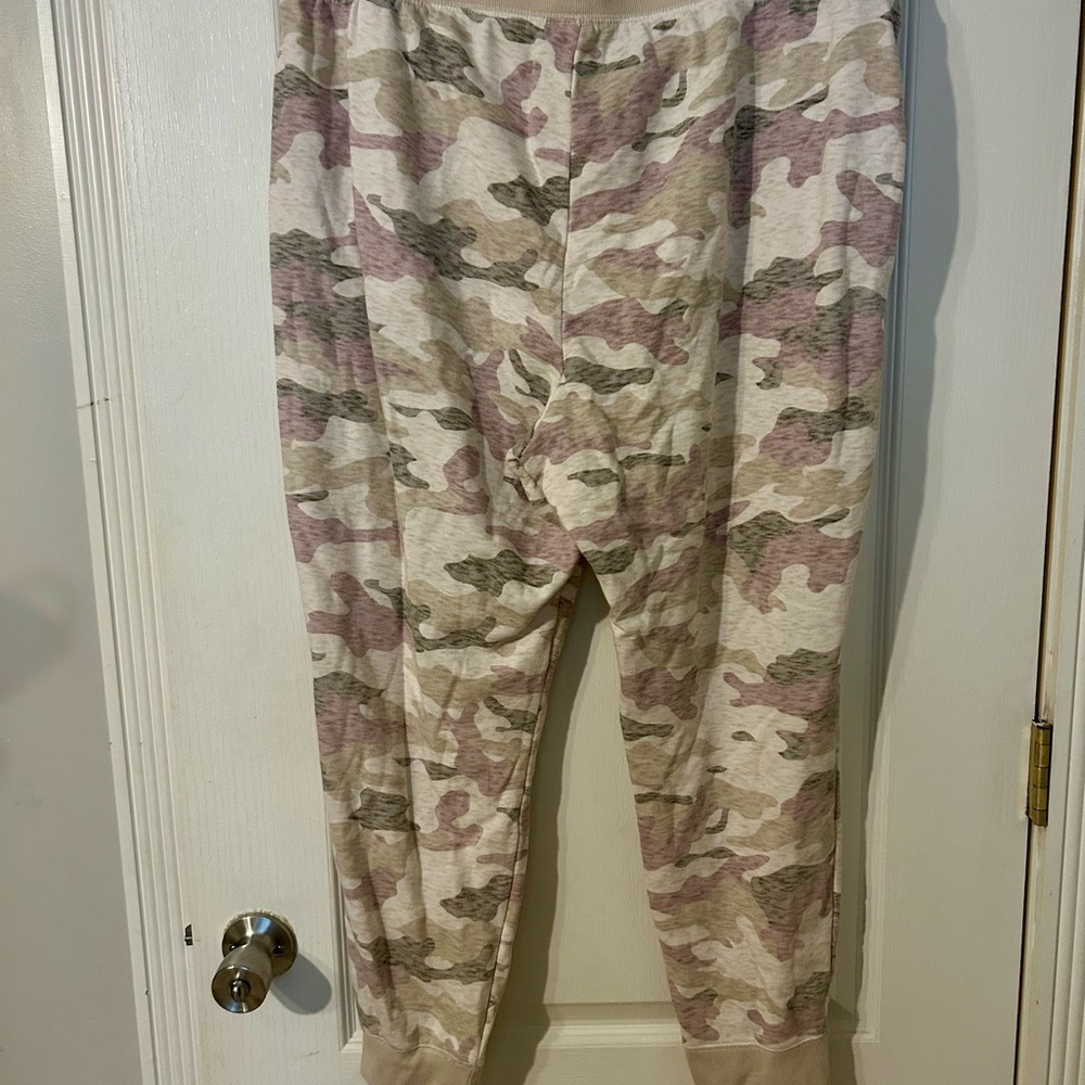 Old Navy Camouflage Joggers - Pink and Tan - Picture 2 of 3